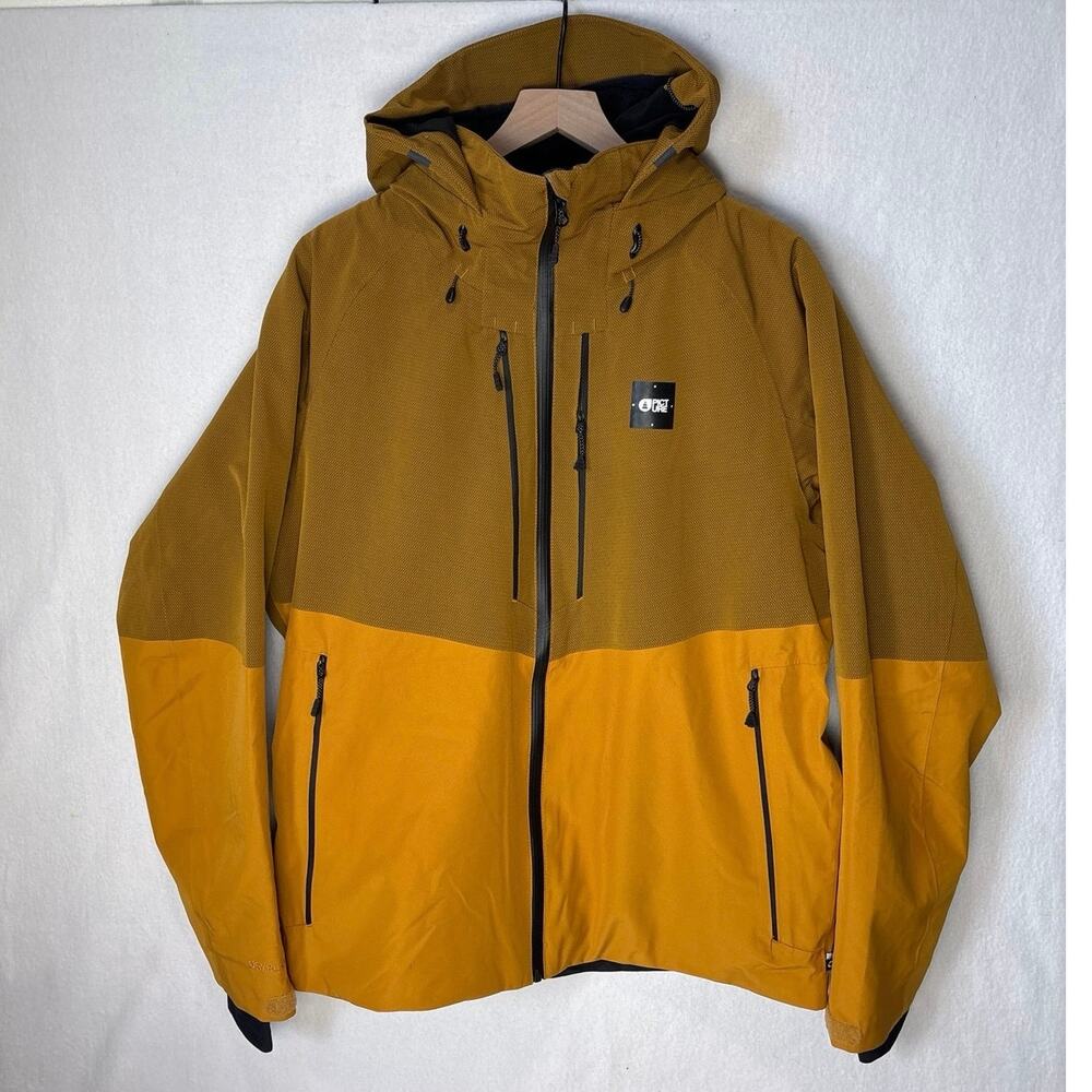 Picture Organic Clothing Men’s Ski/Snowboard Hooded Bio Sourced Jacket Sz Large